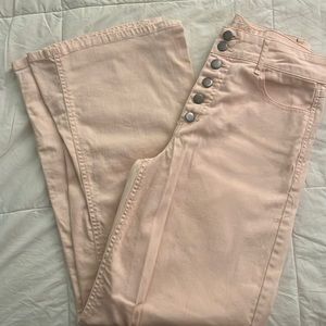 cute pink flare pants :)